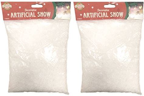 bag of fake snow|18 snowflake and artificial snow.